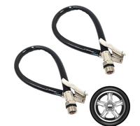 QEXUJOW Compresores de aire portátiles Manguera de bomba de aire, manguera de inflado de coche, manguera de aire para neumáticos, para neumáticos de coche, neumáticos de bicicleta (2 piezas)