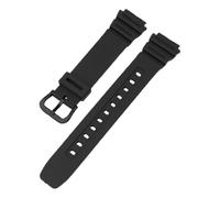 QEXUJOW Correas para relojes de hombre,Compatible con correa de reloj de resina cuadrada pequeña AE-1200 1300 1000 F-108 W-216h W-800H de 18 mm