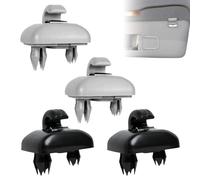 QEXUJOW Enganches para viseras parasol,También compatibles con A1, A3, A4, LA5, A6, A7 y Q5. Gancho para parasol 8U0857562A.