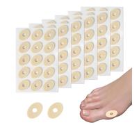 QEXUJOW Parches para callos en medicamentos,Paquete de 90 protectores de callos ovalados pequeños, unisex, de esponja de látex, almohadillas autoadhesivas para los pies, aíslan