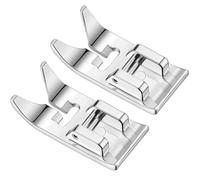 QEXUJOW Prensatelas para máquinas de coser,Paquete de 2 prensatelas multifuncionales universales para máquina de coser (rectas y en zigzag), accesorios para máquinas de coser multifuncionales