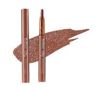 QEXUJOW Sombras de ojos,La barra de sombra de ojos iluminadora marrón ilumina el área debajo de los ojos, brinda un color duradero y no se corre fácilmente.