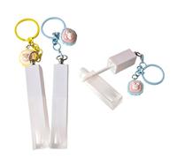 QEXUJOW Tarros cosméticos recargables,Dos tubos de lápiz labial recargables de 3 ml, pequeños, livianos y transparentes, para hacer tu propio brillo de labios.