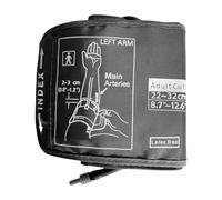 QEXUJOW Tensiómetros de brazo manuales,Un brazalete negro para medir la presión arterial, ajustable de 22 a 32 cm, compatible con la mayoría de los tensiómetros domésticos.