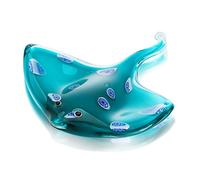 Qf Glass Ray Fish - Figura Decorativa Hecha a Mano con diseño de pez de Cristal