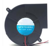 QF9733HB2 9733 Thick Fan, DC24V 0.4A High Power 2-Wire Server Cabinet Cooling Fan