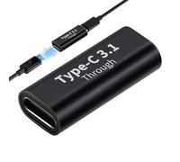 Qfdiwr Adaptador hembra a hembra | 10G Carga Rápida Tipo-C Extensor | Accesorios para Teléfono para Oficinas en el Hogar Empresas, Escuelas de Conducción Automotriz, Oficina y Exterior