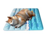 Qfdiwr Alfombra de enfriamiento para mascotas, estera de enfriamiento para perros | Manta de hielo de la estera de enfriamiento del perro de gato,Cojín impermeable lavable, cama de gato