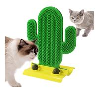 Qfdiwr Catnip Scratch Pad, Cat Scratcher | Cactus Shape Cat Gringing Claw Toy - Ejercicio Físico Mental, chirrido de molienda para uso al aire libre en interiores