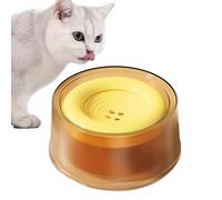 Qfdiwr - Cuenco de agua para perros, disco flotante de 1,2 L, alimentación para gatos y empresas, cuenco de agua para gatos y comederos lentos | para todos los tamaños casa apartamento viaje