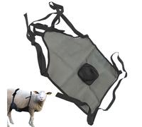 Qfdiwr Delantal para cabras anti cría de nailon 64 x 36 cm delantal de cabra transpirable con correa ajustable accesorio agrícola para control de reproducción de ganado animal
