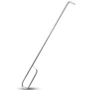 Qfdiwr - Gancho para cesta de skimmer de piscina, gancho de acero inoxidable, herramienta de cuidado de piscina impermeable para jardín, playa, patio y hogar