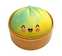 Qfdiwr Giant Glitter Dumpling Soft, 8,5x6 Cm Bolitas Dumplings Arcoiris Juguetes Sensoriales, Dumpling Con Purpurina, Large Rainbow Dumplings Fidget Toy With Steamer Box Para Niños Adultos Estudiantes