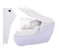 Qfdiwr Grapadora sin Grapas - Sin Grapas Portátil Compacta - Grapadora que pliega papel para oficina, empresa, arte, escuela, aula, hospital, clínica, documentos - para Hogar Oficina Escuela Papeles