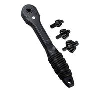 Qfdiwr Juego De Llaves De Trinquete | Llave De Mandril Para Taladro De Sujeción,Set Portátil Multifuncional Para Mantenimiento De Bicicletas Electrónica Reparación Automotriz Instalación HVAC