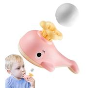 Qfdiwr Juguete para niños pequeños, Entrenador de respiración para Trompeta de Bola Flotante - Juguete de Motor Fino, Entrenador respiratorio de Capacidad pulmonar, Ejercicio Muscular