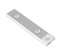 Qfdiwr Lé luces de armario Sentido en movimiento, movimiento activado bajo las luces del gabinete | Luces de armario recargables que superan la batería sin paso de steples - Lámpara sensor de