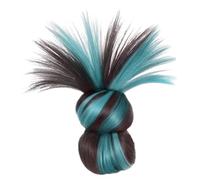 Qfdiwr Moños Postizos para Mujer,Extensión de Pelo Corto con Pinza para Cola de Caballo - Peluca Sintética con Efecto Plumas para Mujeres y Niñas - Recogidos Diarios y Eventos