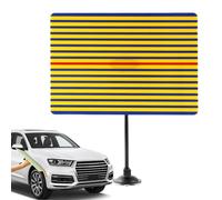 Qfdiwr Panel Reflector Para Abolladuras De Coche | Panel de Detección de Abolladuras con Franjas de Precisión y Soporte Ajustable,Soporte Ajustable, Herramientas De Reparación, Panel Rayado Para