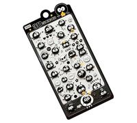 Qfdiwr Pegatinas Para Niños - Arte De Pared 3D Negro Decoración Divertida,Pegatinas para Niños | para Acción de Gracias Cumpleaños Fiestas Favores Aula Adultos Decoración de Pared Baño Cocina Navidad