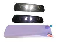 Qfdiwr - Película de espejo retrovisor de coche, película antideslumbrante para espejo retrovisor de coche, adhesivo antirreflectante, película antiniebla impermeable para espejos y cristales