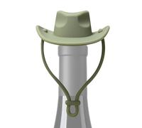 Qfdiwr Tapón De Vino Sombrero De Silicona | Tapón De Botella De Vino Sombrero De | Accesorio Reutilizable De Conservación De Bebidas | Para Barbacoa Noche Bar Boda Casa Cerveza Soda Vodka