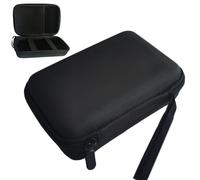 QFDSHOPCO Funda de transporte para GPS de 6 pulgadas, funda rígida portátil compatible con Garmin Zumo XT2 Garmin Drive 53 52 51 50 Tomtom 620 610 5-6 pulgadas GPS Navigation Cables USB Negro