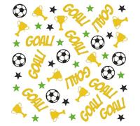 QFEHTHSK 150 Piezas De Confeti De Fútbol, Confeti De Fútbol con Purpurina, Confeti De Fiesta, Confeti De Cumpleaños para Niños, Decoraciones para Fiestas Temáticas De Fútbol