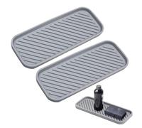 QFEHTHSK 2 Alfombrillas De Drenaje De Silicona, Alfombrillas para Fregadero De Cocina, Alfombrillas De Almacenamiento para Baño, Alfombrillas Aislantes para Platos, Artículos para El Hogar