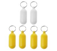 QFEHTHSK 6Pcs Llaveros Flotantes, Llaveros De Buceo De Surf, Llaveros De Pesca, Llaveros De Viaje De Playa, Regalos De Viaje De Verano, Accesorios para Deportes Acuáticos