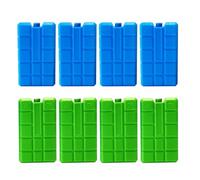 QFEHTHSK 8 Bolsas De Hielo Rectangulares, Cajas De Hielo Refrigeradas, Cajas De Hielo para Transporte De Cadena De Frío, Bolsas De Hielo Portátiles, Bolsas De Hielo Reutilizables