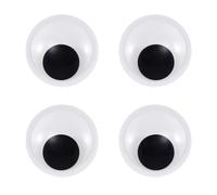 QFEHTHSK Paquete De 4 Ojos Autoadhesivos, Ojos Anchos, Ojos Artesanales, Ojos Móviles Autoadhesivos, Pegatinas para Ojos 3D, Suministros para Manualidades De Álbumes De Recortes