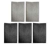 QFEHTHSK Paquete De 5 Paños De Limpieza, Herramientas De Limpieza para El Hogar, Paño De Limpieza Reutilizable, Adecuado para Vidrio, Espejos, Vajillas, Muebles Y Más