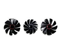 QFFOZSW para Sapphire para Radeon RX5700 5700XT 8GB para Ventilador para Tarjeta gráfica Nitro FDC10H12D9-C FD10015M12D(Set of Three Fans)