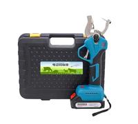 QFGain Aplicador eléctrico de Crotales para Ganado - Alicates de Rebote automático con baterías - Ideal para Cerdos, Vacas, ovejas y Conejos - Fácil conteo y etiquetado