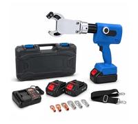 QFGain Cortacables HidráUlico InaláMbrico con Capacidad de 30 Mm, Herramienta Recargable de Litio con ProteccióN Inteligente, Corte AutomáTico con Un Solo BotóN Ф30mm