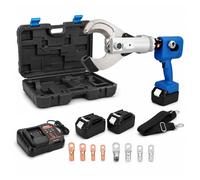 QFGain Cortacables HidráUlico InaláMbrico con Capacidad de 30 Mm, Herramienta Recargable de Litio con ProteccióN Inteligente, Corte AutomáTico con Un Solo BotóN Ф65mm