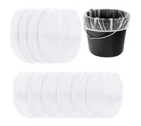 QFGasre 10 bolsas de filtro de pintura con cordón elástico, bolsa de malla fina blanca, bolsa de filtro de pintura, malla de nailon para pintura hidropónica, jardinería, 10 unidades