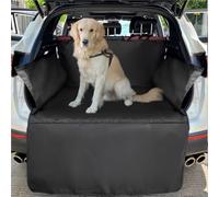 QFJFBGGH Bandeja Maletero Funda Impermeable Asiento Coche Perros Tela Oxford 600D Alfombrilla para Maletero Coche para Mascotas Forro Carga para SUV para Perros Coche Estera Maletero(Black Edge)