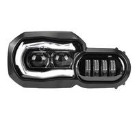 QFJFBGGH Faros Delanteros Faros LED para Motocicleta para F650GS para F700GS F800GS para F800R ADV GS para F800 R 2008-2018 Luces Conjunto Completo De Faros LED Montaje De Faro Delantero(Headlight)