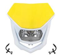 QFJFBGGH Faros Delanteros Moto Carenado Faro Halógeno Motocross Faro Delantero Universal Motocicleta Doble Faro Deportivo Motocross Para XR Para CRF 150-230 Faro LED Motocicleta(HL336-5)