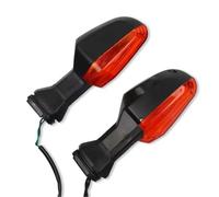 QFJFBGGH Faros Delanteros Moto Luces Intermitentes Delanteras Y Traseras Motocicletas Para Kawasaki Para Ninja 300 650 1000 Para ZX-6R Para ZRX1200 Para KLZ1000 400R Faro LED Motocicleta(Naranja)