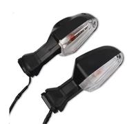 QFJFBGGH Faros Delanteros Moto Luces Intermitentes Delanteras Y Traseras Motocicletas Para Kawasaki Para Ninja 300 650 1000 Para ZX-6R Para ZRX1200 Para KLZ1000 400R Faro LED Motocicleta(Clear)