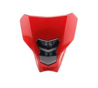 QFJFBGGH Faros Delanteros Moto Placa Carenado Faros Delanteros Motocicleta Para CRF 450 Accesorios Motocross Y Motocross Faro LED Motocicleta(LED Red)