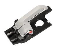 QFJFBGGH Interior Manija Puerta Manija Interior Cromada Coche Manijas Puerta Interiores Delanteras Traseras Negras Automóviles para KIA para SPORTAGE 2.0L 2.7L 2005-2010 Manijas Interiores(Derecha)