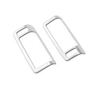 QFJFBGGH Interiores Embellecedor Adhesivo Decorativo para Marco Salida Aire Acondicionado Trasero Pilar B para Volvo para XC60 V90 S90 Decoración Salida Aire(Plata)