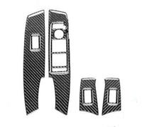 QFJFBGGH Interiores Interior Panel Puerta Ventana Botón Elevación Moldura Cubierta Marco Pegatina para Mercedes para Benz para W204 2012-2014 Decoración Salida Aire(Black RHD1)