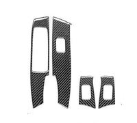 QFJFBGGH Interiores Interior Panel Puerta Ventana Botón Elevación Moldura Cubierta Marco Pegatina para Mercedes para Benz para W204 2012-2014 Decoración Salida Aire(Black LHD1)