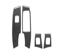 QFJFBGGH Interiores Interior Panel Puerta Ventana Botón Elevación Moldura Cubierta Marco Pegatina para Mercedes para Benz para W204 2012-2014 Decoración Salida Aire(Black RHD)