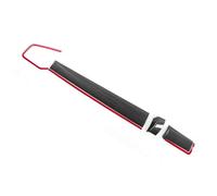 QFJFBGGH Interiores para Civic 10th 2016-2020 ABS Fibra Carbono Consola Coche Cubierta Tablero Central Pegatinas Decorativas Embellecedoras Decoración Salida Aire(RHD-Red Strips)